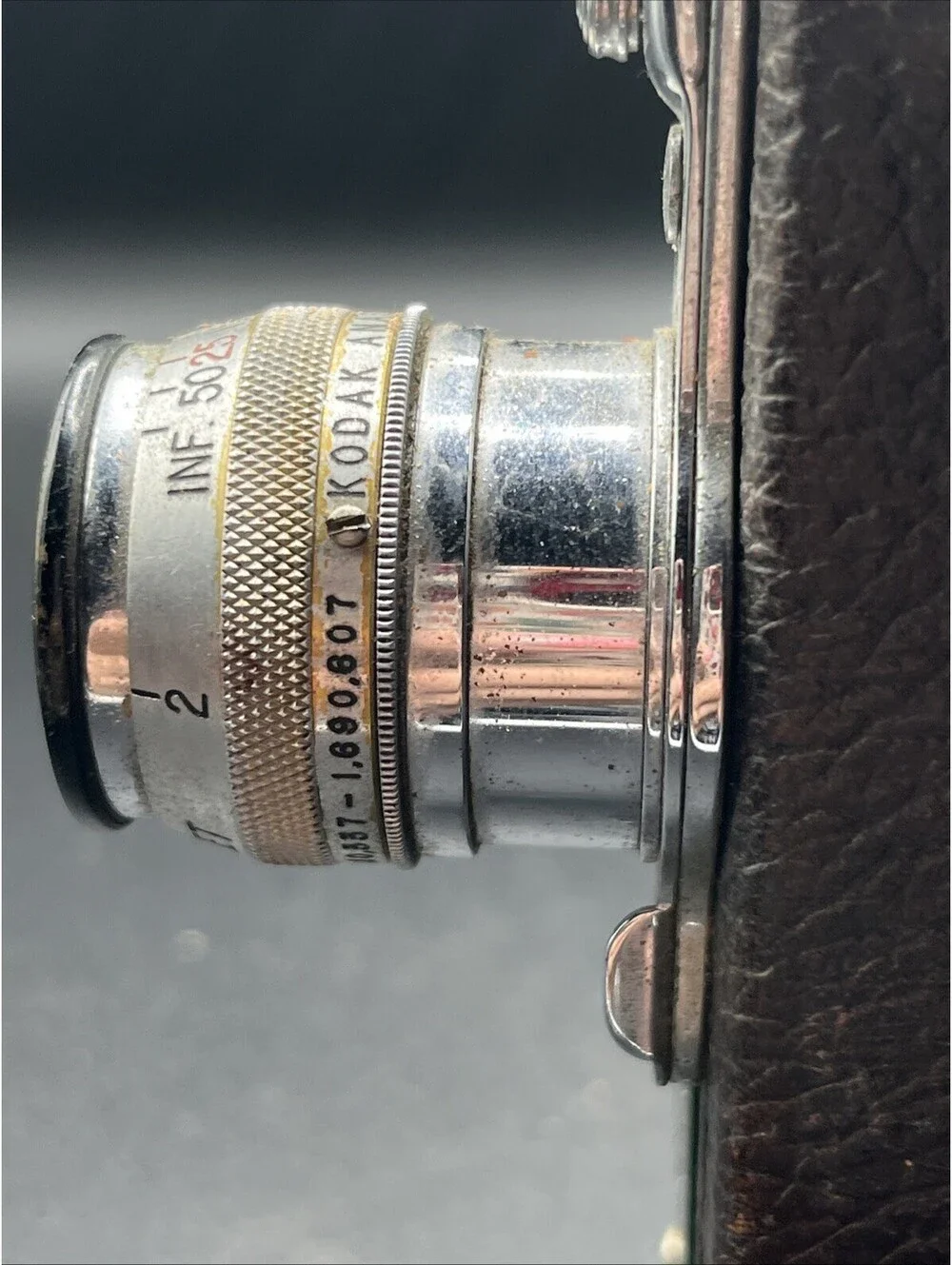 Vintage 16mm  Cine-Kodak Model K f/1.9 Film Movie Camera w/Case - Untested